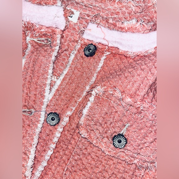POL Pink Tweed Blazer Sz S Like New - Picture 5 of 8